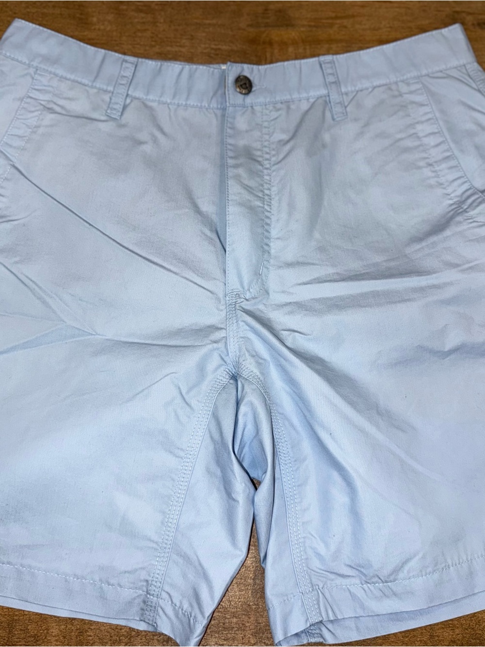 Mountain Khakis Light Blue Men’s Flat Front Shorts